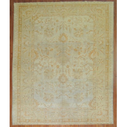 Antique Turkish Oushak Rug No. 8450