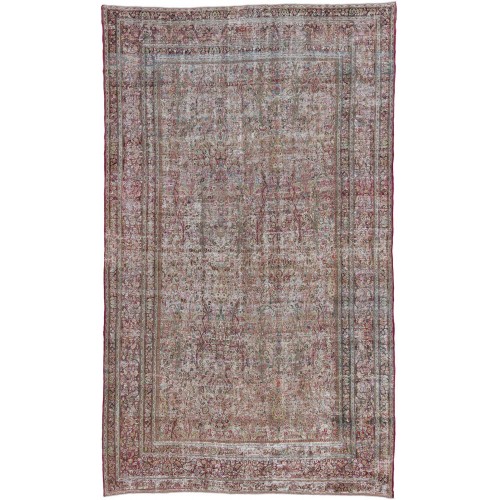 Oversize Persian Shabby Chic Rug No. 8457