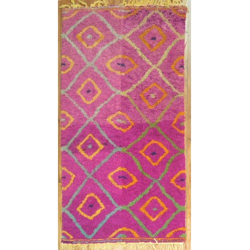 Vintage Moroccan Inspired Rug No. 8480