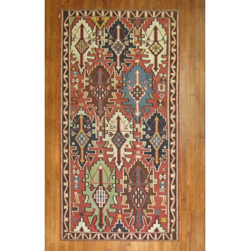 Antique Caucasian Kilim  No. 8559