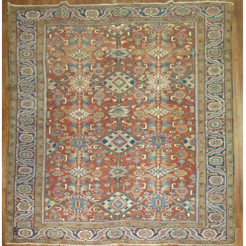 All Over Antique Persian Heriz No. 8632