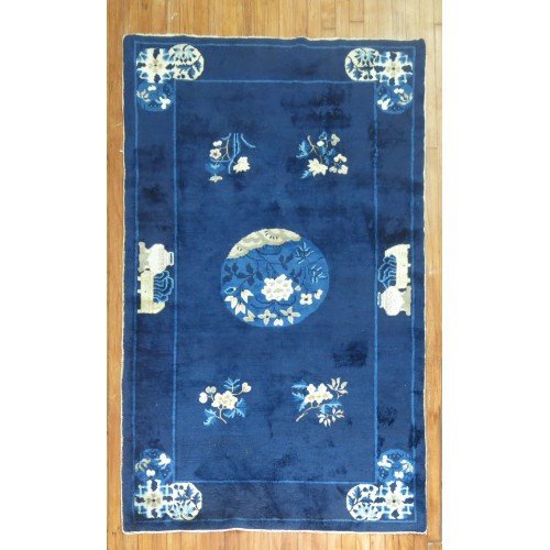 Midnight Blue Chinese Rug No. 8679