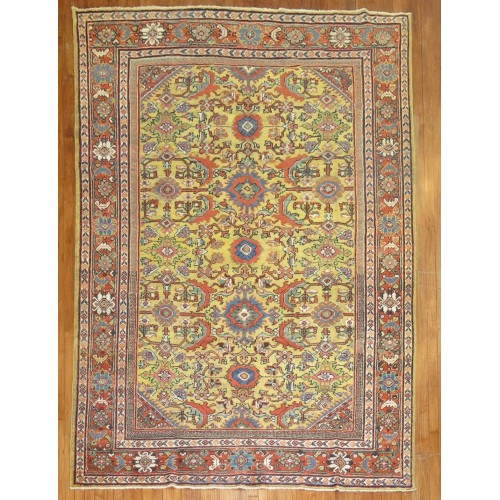 Mustard Antique Mahal Rug No. 8722