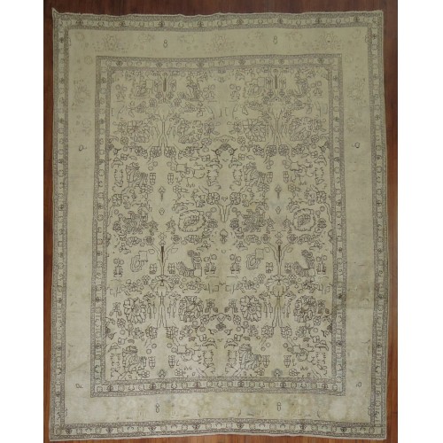 Vintage Tabriz Rug No. 8723