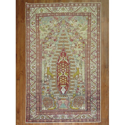 Pictorial Turkish Sivas Rug No. 8841