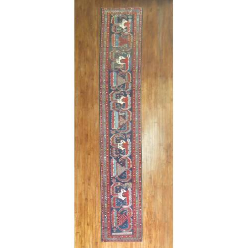 Rare Antique Talish Runner No. 8864