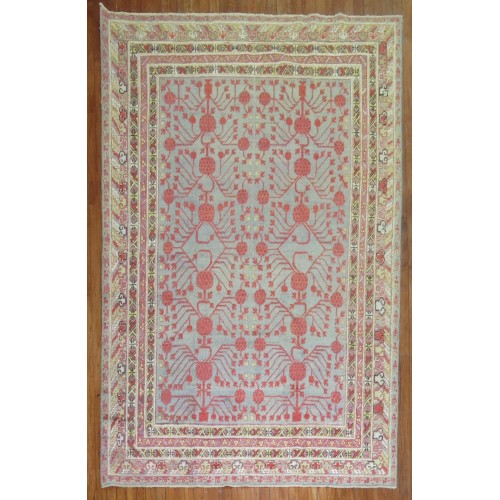 Antique Pomegranate Khotan Rug No. 8932