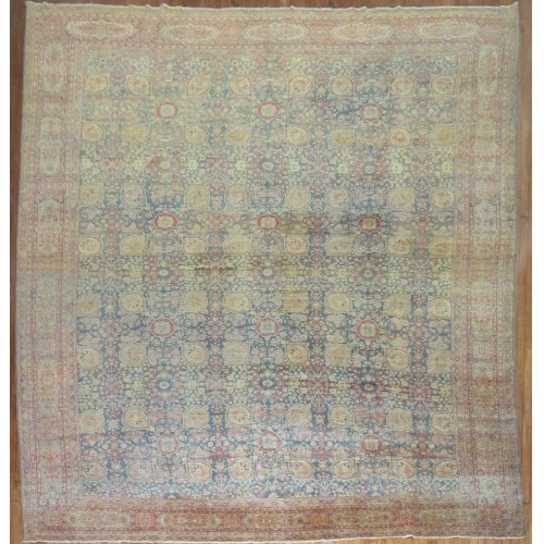 Antique Tabriz Facial Figure Rug No. 8979