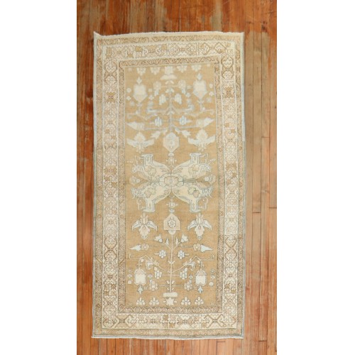 Soft Brown Persian Runner No. 8988