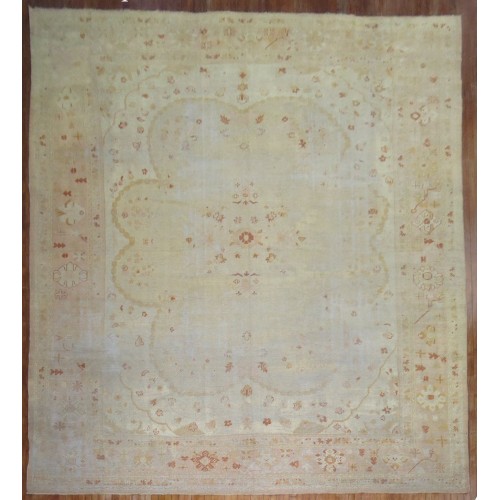 Antique Turkish Oushak Rug No. 9004