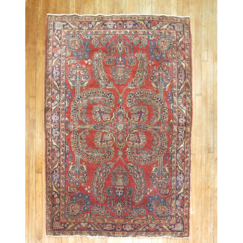 Red Antique Sarouk Rug No. 9061