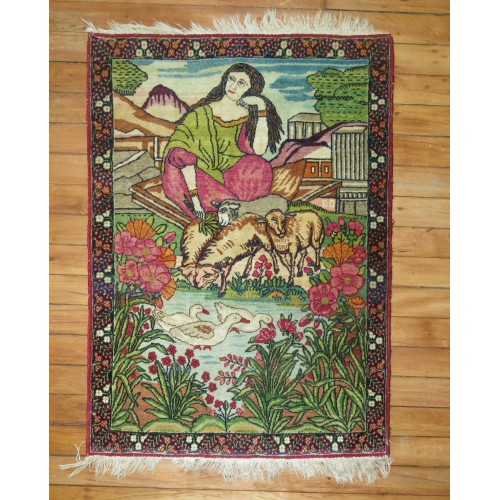 Lavar Kerman Pictorial Mat No. 9204