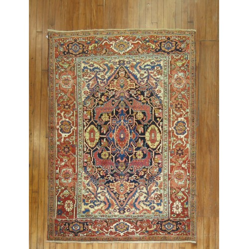 Antique Blue Heriz Rug No. 9234