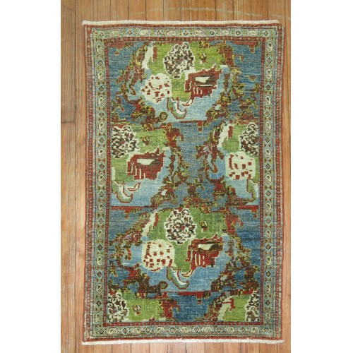 Floral Persian Senneh Rug No. 9243