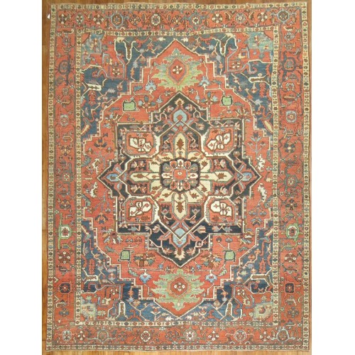 Antique Heriz Rug No. 9285