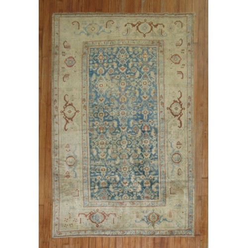 Blue Persian Antique Malayer Herati Rug No. 9289