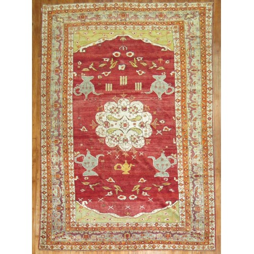 Antique Turkish Sivas Teapot Rug No. 9367