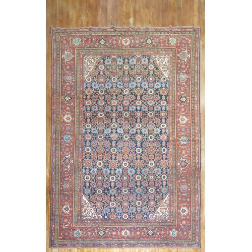 Navy Antique Persian Mahal Rug No. 9369