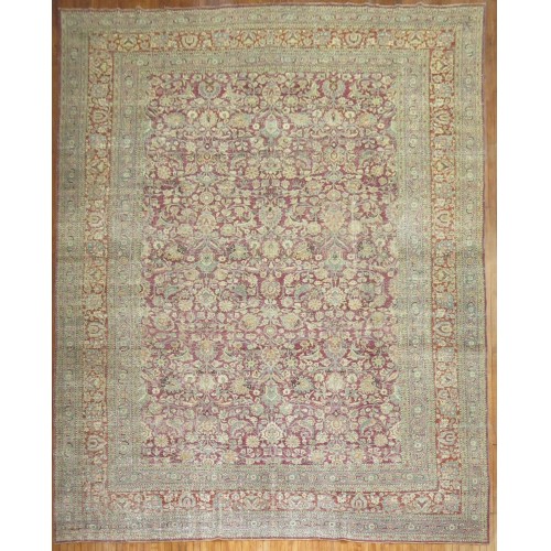 Red Persian Meshed Rug No. 9371