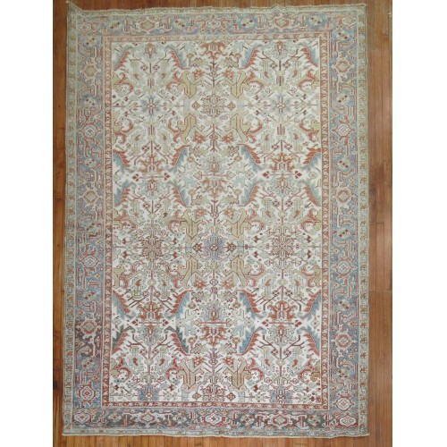 White Persian Heriz Rug No. 9411