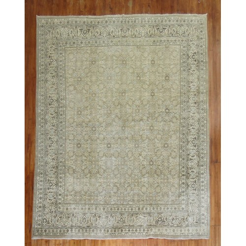 Light Brown Antique Tabriz Rug No. 9558