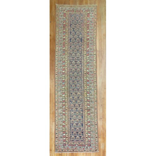 Navy Fine Persian Malayer Runner No. 9596