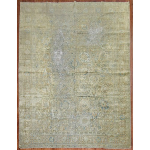 Tabriz Distressed Rug No. 9612