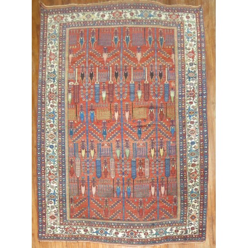 Antique Persian Bidjar Rug No. 9621