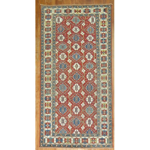 19th Century Red Shirvan Rug No. 9654