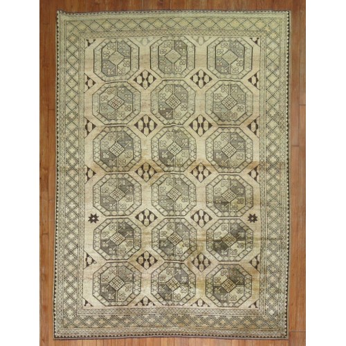 Vintage Square Ersari Rug No. 9657