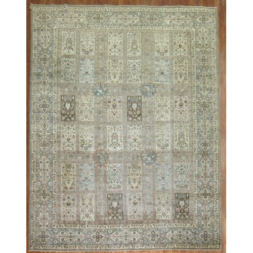 Garden Design Tabriz Antique Rug No. 9681