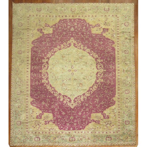 Oversize Formal Antique Ghiordes Rug No. 9722