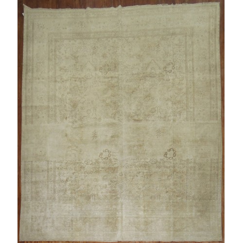 Neutral Color Tabriz Rug No. 9764