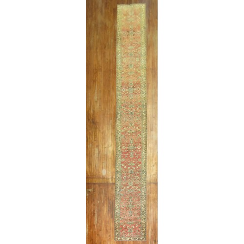 Long Narrow Antique Malayer Runner No. 9789