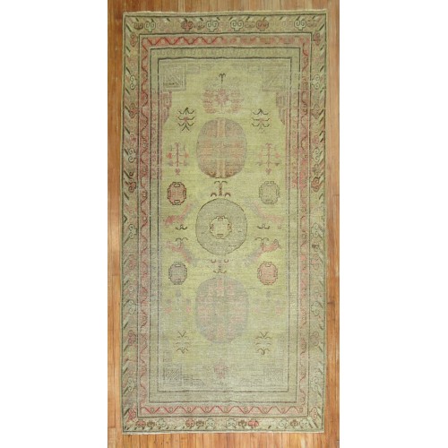 19th Century Mustard Khotan Rug No. 9801