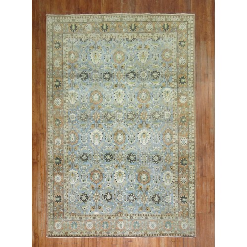 Blue Tabriz Pictorial Rug No. 9803