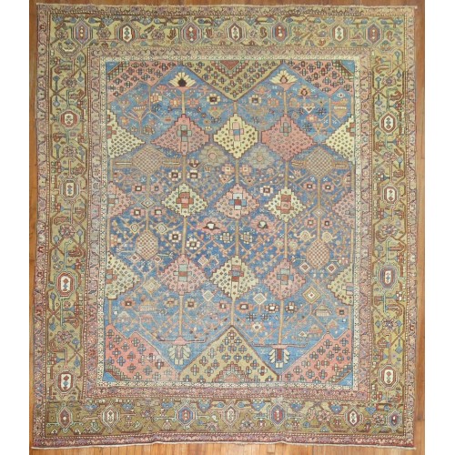 Sky Blue Antique Heriz Rug No. 9821