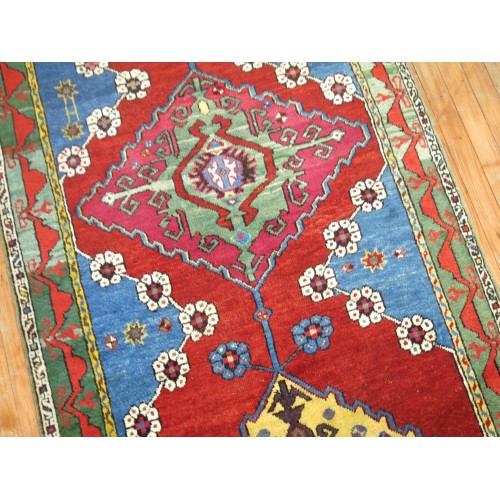 19th Century Turkish Melas Runner No. 9876