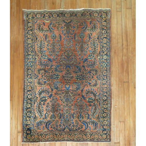 Antique Sarouk Rug No. 9910