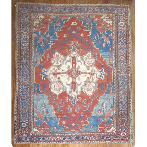 Antique Persian Serapi Rug No. j1053