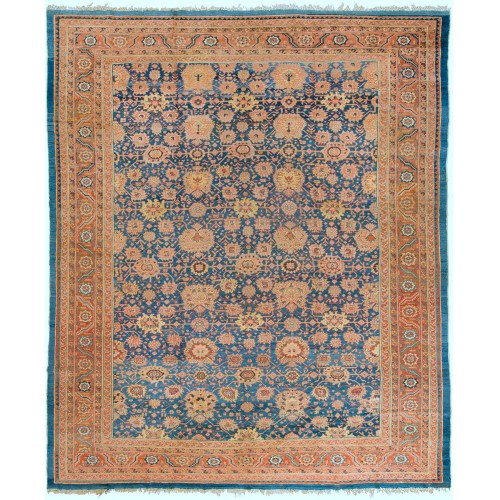 Light Blue Antique Persian Bakshaish Rug No. j1166