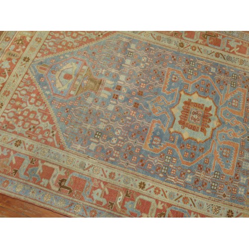 Light Blue Persian Malayer Rug No. j1197