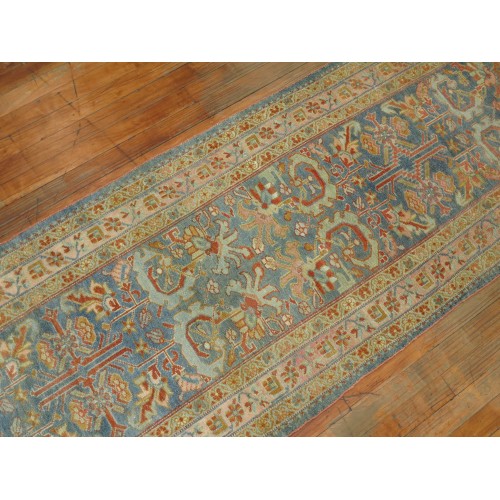 Blue Antique Persian Malayer Runner No. j1376