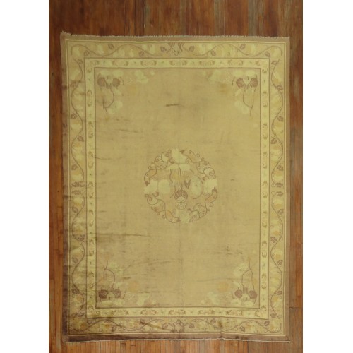 Pale Vintage Chinese Rug No. j1383