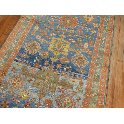 Soft Blue Persian Runner No. j1446