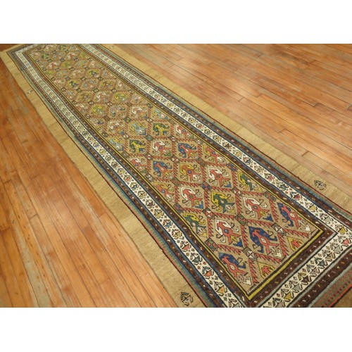 Antique Persian Camel Serab Runner No. j1470