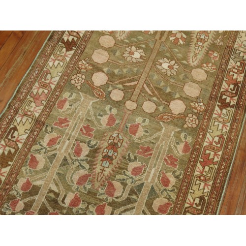 Brown Field Persian Malayer Runner No. j1592