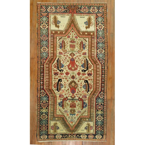 Antique Caucasian Karabagh Rug No. j1619