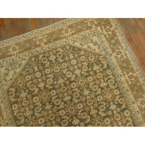 Brown Persian Herati Malayer Rug No. j1627