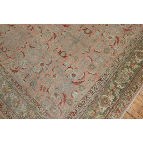 Pink Deer Border Persian Bidjar Rug No. j1667